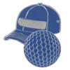 Durable Outdoor Metal Magnetic Golf Ball Mark with Hat Clip Golfer Accessory(blue Hat)