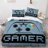 Gaming Bedding Set Twin Full Size Kids Gamepad Duvet Cover For Boys Girl Bedroom Decor Polyester Game Controller Comforter Cover