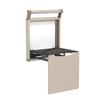 Ultra-Thin Japanese-Style Wall-Mounted Folding Stool for Multifunctional Use