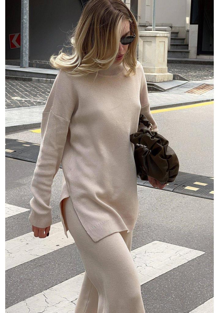 013 Women's Hot-Selling Loose Knit High-Neck Sweater for Autumn/Winter, European and American Style