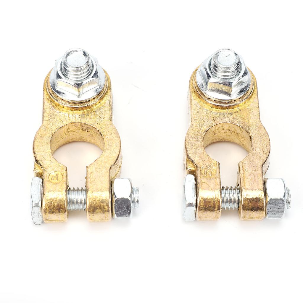 Brass Battery Terminal Connector Top Post Positive Negative Car Battery Terminal Connector for Boat RV