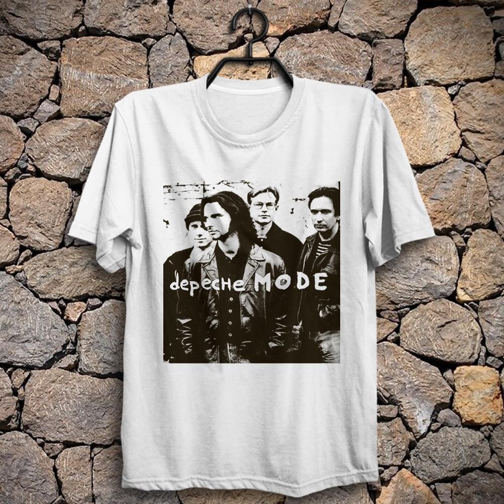 Depeche Mode Electronic Music Retro T-Shirt Dave Gahan Martin Gore Andy Fletcher L