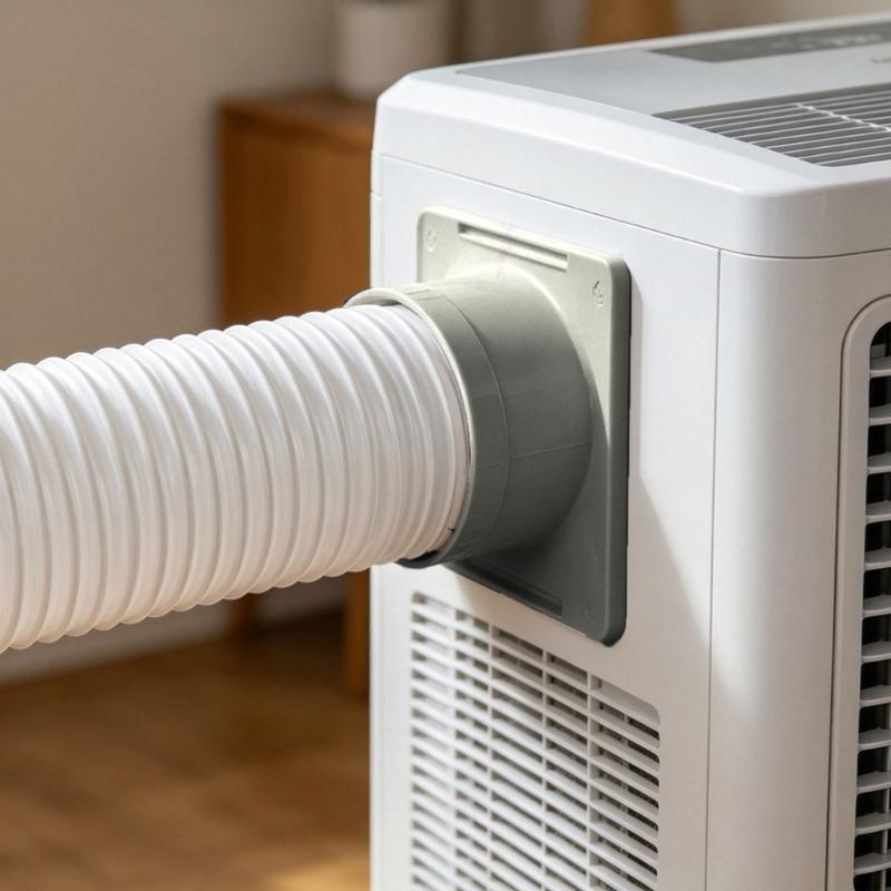 Portable Exhaust Duct Hose Connector Thread Air Conditioner Exhaust Hose Coupler Portable Easy Installation Accessories