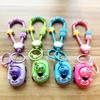 Cute Creative Car Keychain Gift Colorful Monster Keyring For Birthdays And Holidays