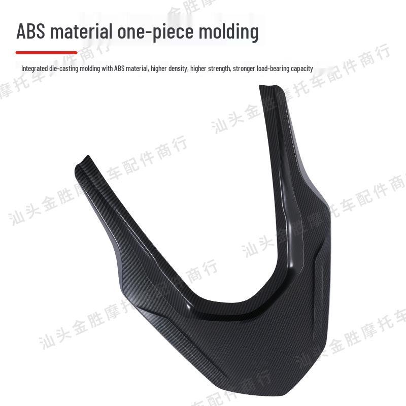PCX160 Rear Luggage Rack Cover, Carbon Fiber Texture, ABS Material, Premium Motorcycle Accessory