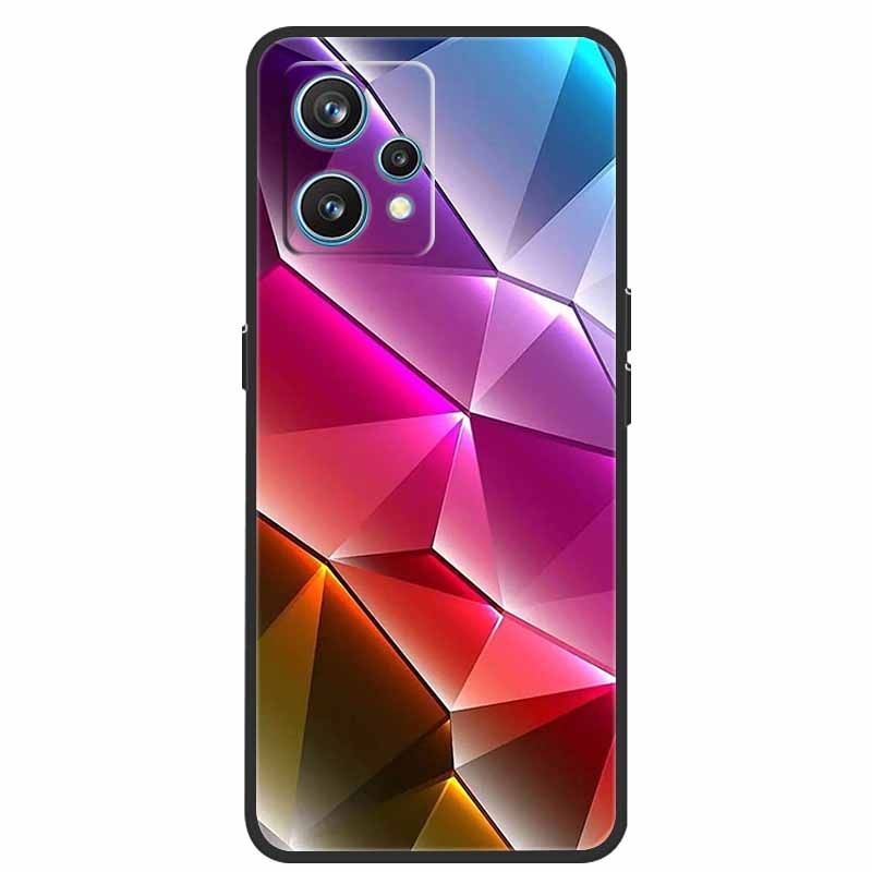 For Realme 9 Case RMX3521 Shockproof Soft silicone TPU Back Cover For Realme9 4G Phone Cases Realme 9 6.4 inch Cute Cartoon Bag