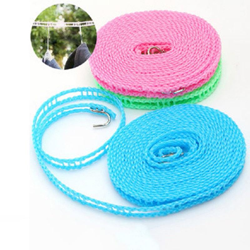 Windproof Non-Slip Indoor/Outdoor Clothesline for Drying