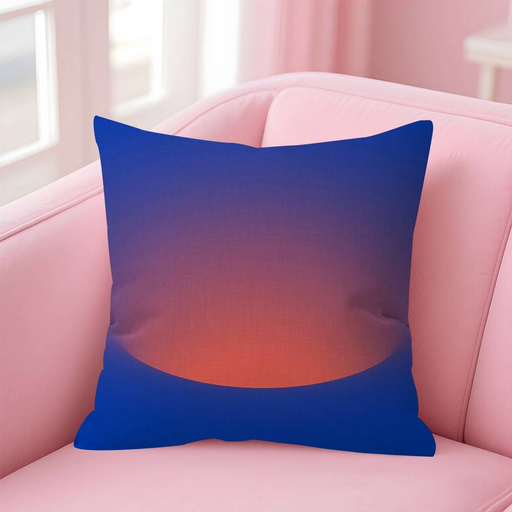 Gradient Halo Pillowcase Toon Gift Cushion Cover Bedroom Home Sofa Chair Seat Decor Pillow Case