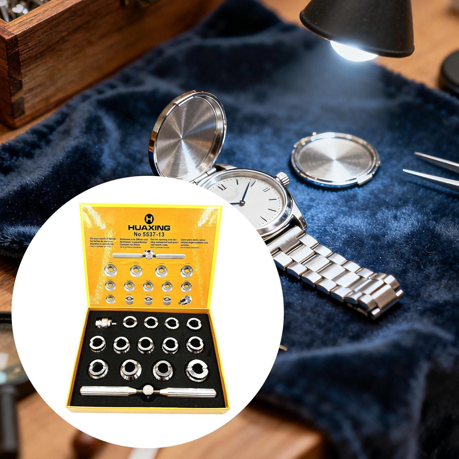 

Watch Case Opener,Back Remover Tool,Replacement Repair Tool Kit with Dies for Watchmaker,Women