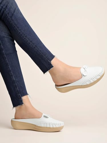 Shoetopia Loafer - 7 Uk -Eu40 White 7 UK