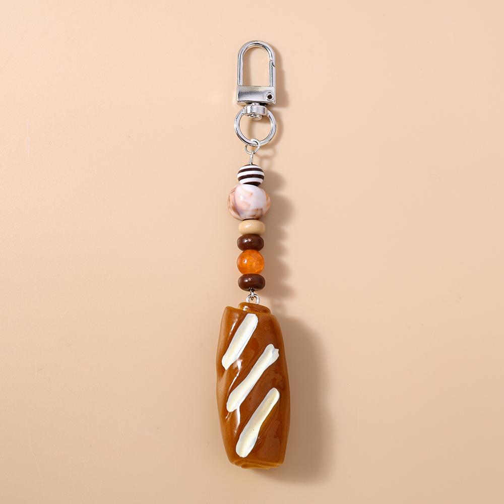 New Simulation Popsicle Ice Cream Keychain Chocolate Key Ring Pendant for Women Girls Handbag Decor DIY Kid's Jewelry Gifts