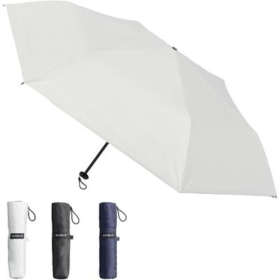 Folding Easy Manual 54cm 30225 White [estaa] Men's Parasol, Heat-Blocking, 100% Light-Blocking, UV-Resistant, Water-Resistant, UPF50+, Lightweight,