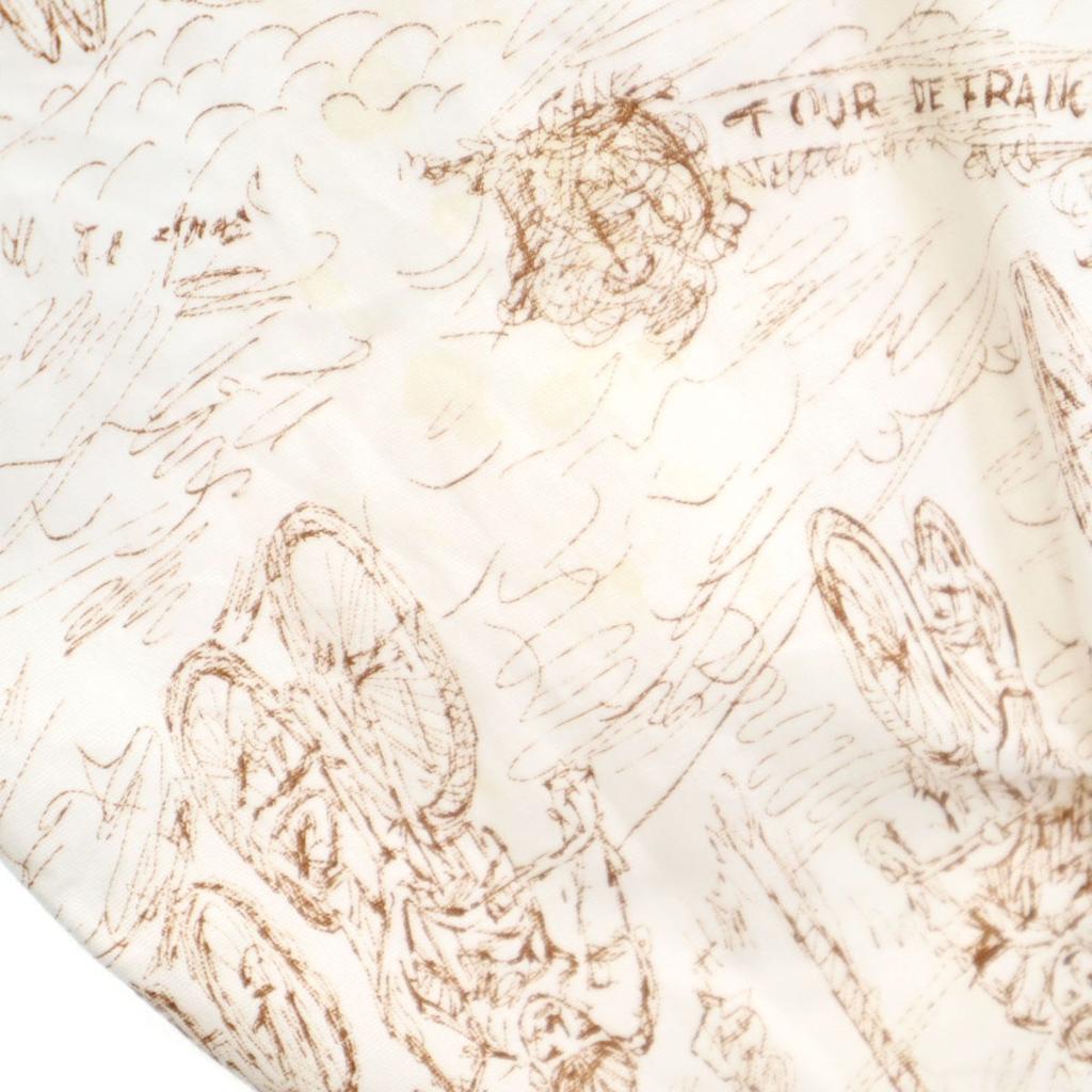 70s Vintage USA Made Collar Pads Overall Handle Long Sleeve Cotton Shirt Men's Used