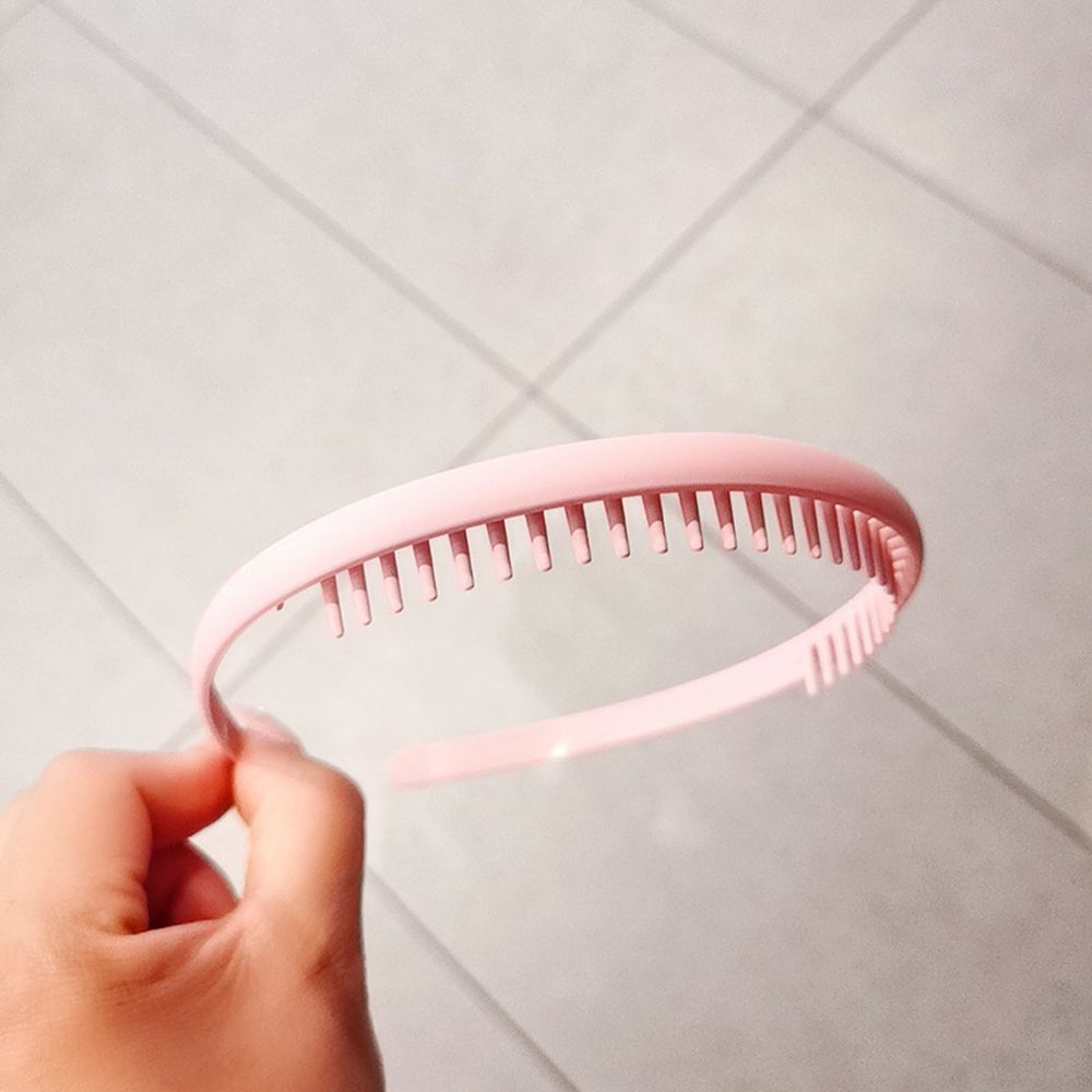 Antiskid Frosting Solid Color Toothed Headband Women Hair Hoop Hair Band Korean Style Headwear