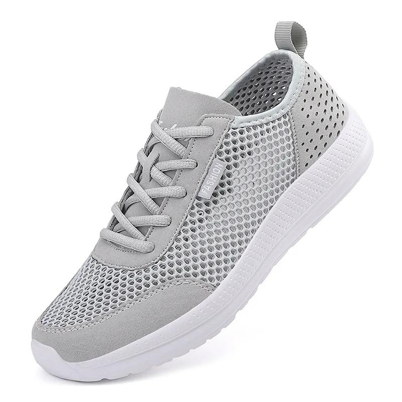 Mesh Men's Shoes Sports Flats Shoes 2024 New Fashion Breathable Walking  Lightweight and Comfortable Men's  Casual