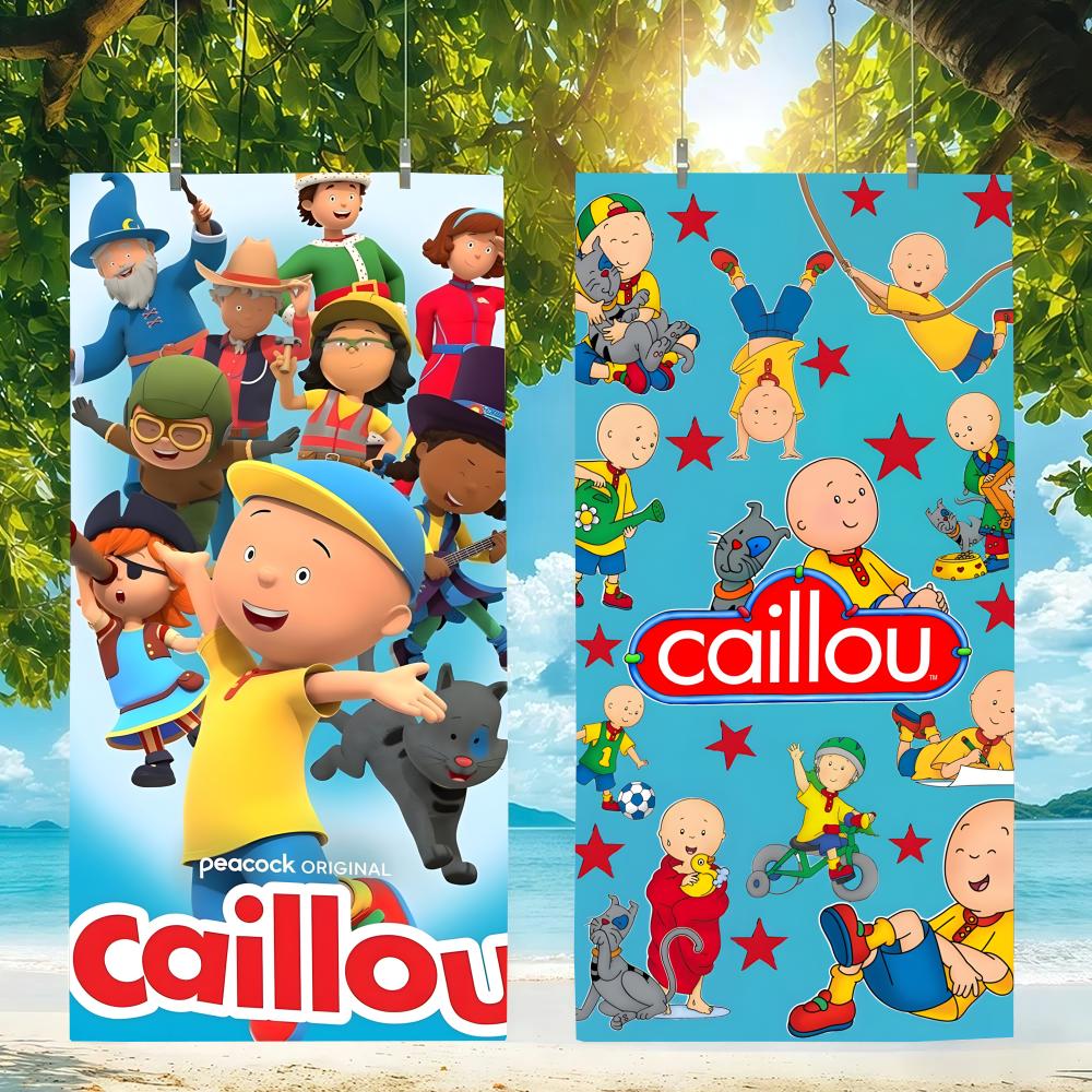 Jmg Household Supplies C-Caillou Towel Microfiber Beach Towel, Quick-Dry, Sand-Free, Ultra-Fine Fiber, Super Soft.