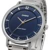 Casio Analog Quartz Women's Watch LTP-VT04D-2A Navy Blue Metal Band Imported Model