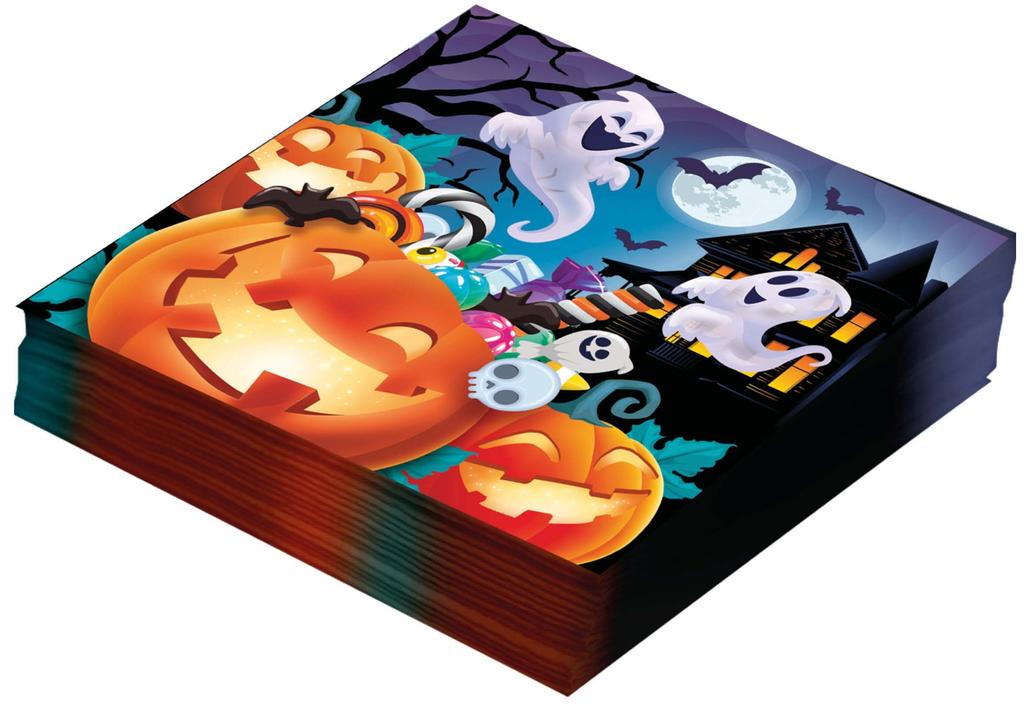 Halloween Pumpkin Paper Napkins 33X33Cm 12 Pcs