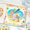 1 PC Apple Paradise Series Kawaii Cartoon Stickers DIY Diary Album Scrapbook Planner Handbook Aesthetic Supplies