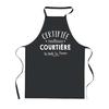 Tablier de cuisine - PLANETEE - 90x60 cm - Noir - Impression Bretonne - Tissu résistant