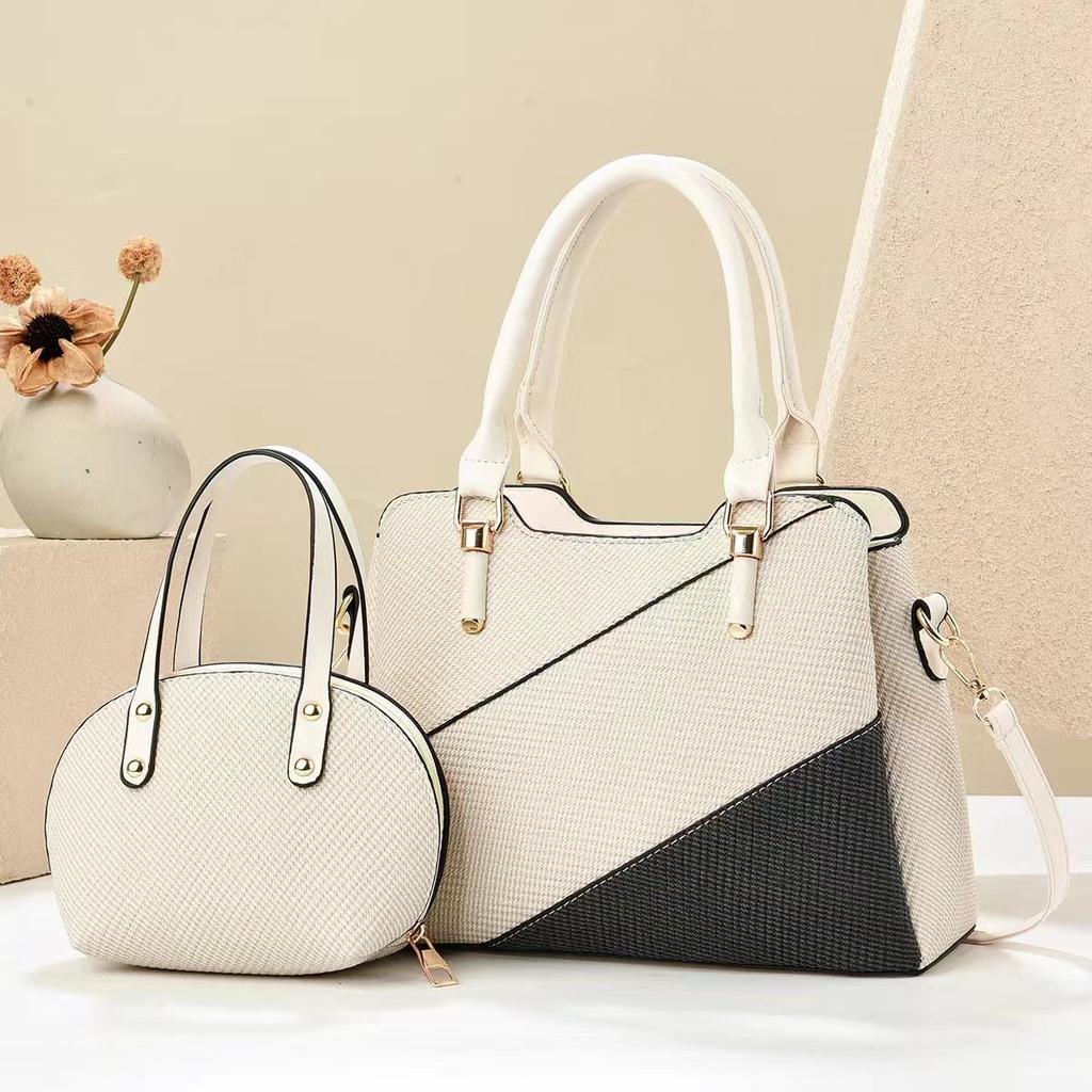 New Patchwork Bag Color Contrast Fashion Trend Handbag Multi-layer Large Capacity Shoulder Bag Crossbody Bag Female