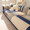 Sofa Cushion Four Seasons Universal Pure Cotton Cushion Simple Modern Nordic Cotton Non-Slip Sofa Towel Cover Cloth Cushion Summer
