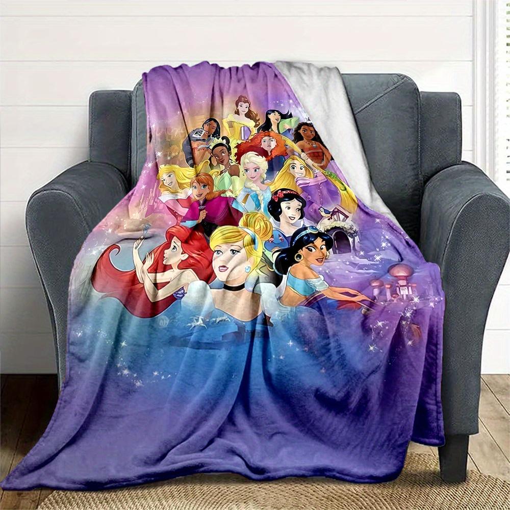 1pc, Disney Princesses Blanket, Soft Throw for Home Decor, Gift Idea, Living Room, Travel, Camping, Car Blankets, Beach, Office Naps, Suitable for All