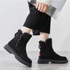 Fashion Snow boots women's winter new style women's shoes warm thick comfortable versatile anti slip cold resistant boots