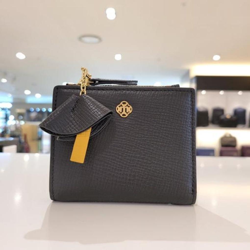 Mari eclaire Gyeongsan branch stylish glitter cowhide slim long wallet 210419