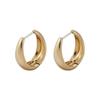 Skagen Women's LINJE MODERN Two-Tone Stainless Steel Hoop Earrings, SKJ1819998