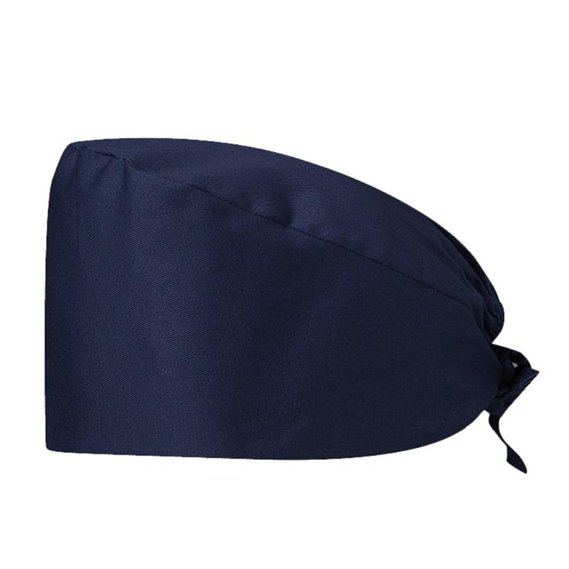 Comfortable Surgeon Hat for Hospital Staff Reusable Unisex Scrub Hat for Nurse Doctors Medicals Care Round Scrub Hat