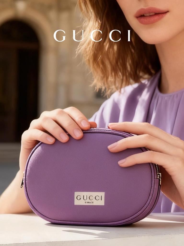 Ladies' Storage Box, With Zipper, Purple, Large Capacity, Suitable For Business Trips, Tourism, Daily Use GUCCI-GIFT-21