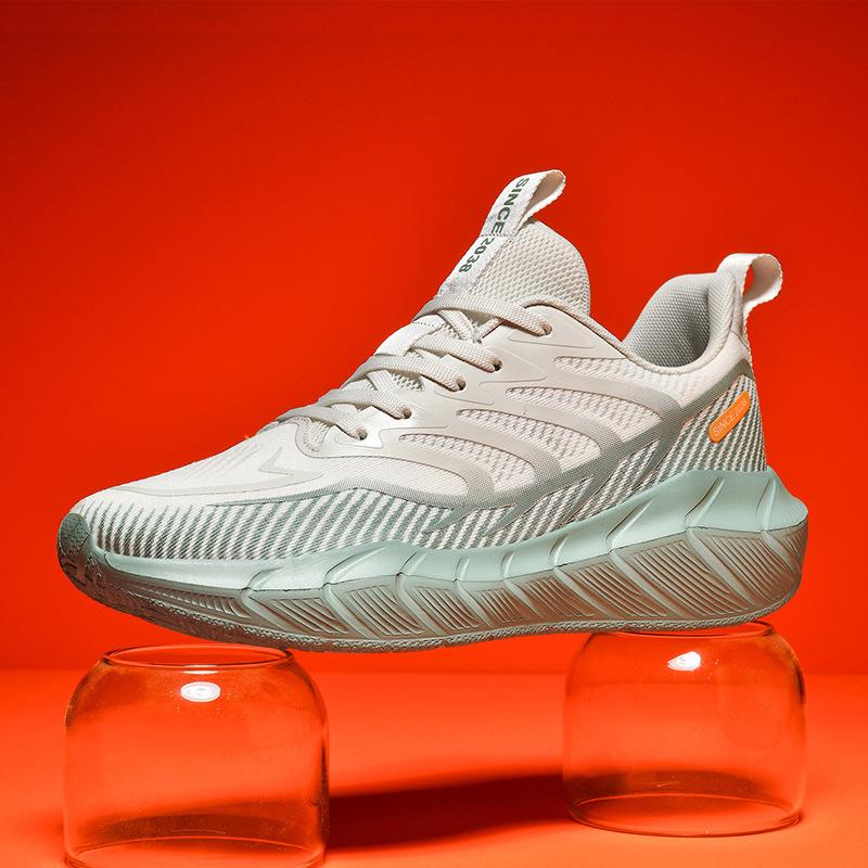 New professional cushioning training breathable running shoes men's high school entrance examination physical examination sports shoes lightweight and