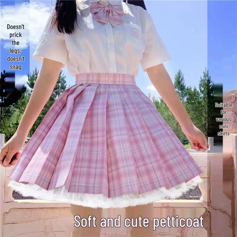 JK Cloud Soft Tulle Lolita Petticoat: Lightweight Summer Pleated Underskirt for Dogs