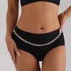 European and American Jewelry, Single-layer Exaggerated Thick Chain, Simple Waist Chain, Spice Girl Sexy Bikini Women's Body Chain