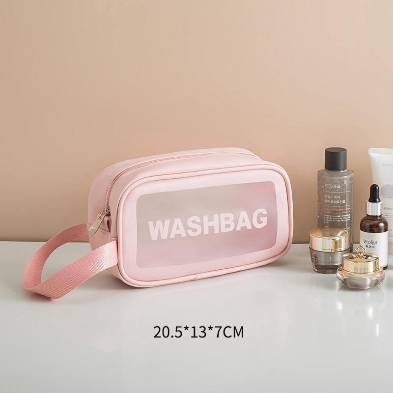 

Прозрачный набор из трех косметичек большой вместимости Style C