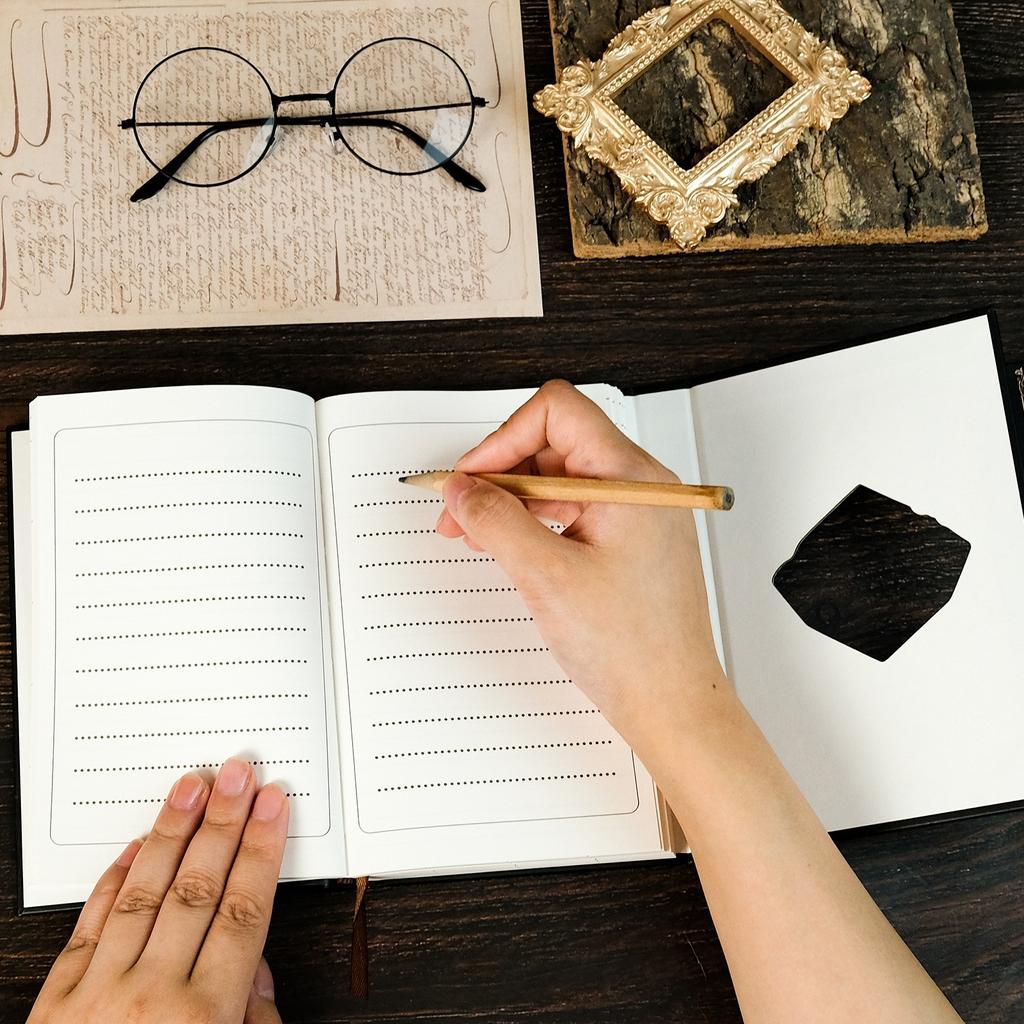 Journal, Gothic Journal, Women's Date Book, Daily Planner Notebook, Time Management Journal, Reading Organizer, Men's Occult Journal,