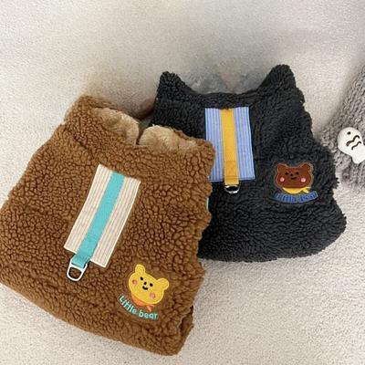 Pet Autumn/Winter Lamb Fleece Coat Teddy Cat Bichon Tank Top Small Dog Clothes Bichon York Summer/Autumn Winter Clothes