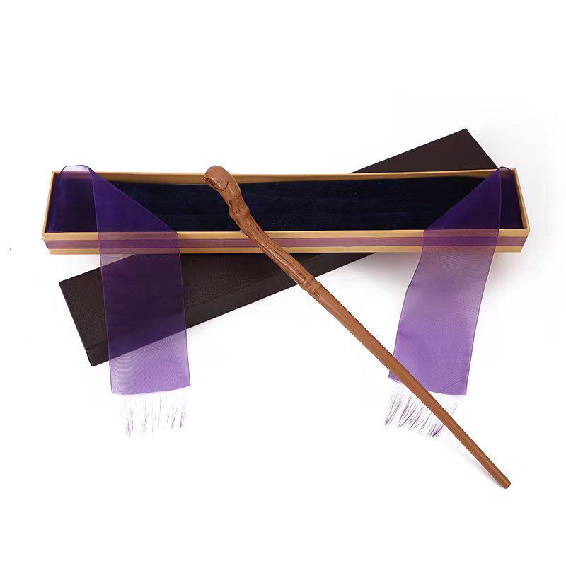 Harry Potter Magic Wand with Metal Core in Purple Box - Halloween Scepter