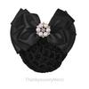 Black Ribbon Nurse Hair Net Flight Attendant Interview Hair Net Hairpin