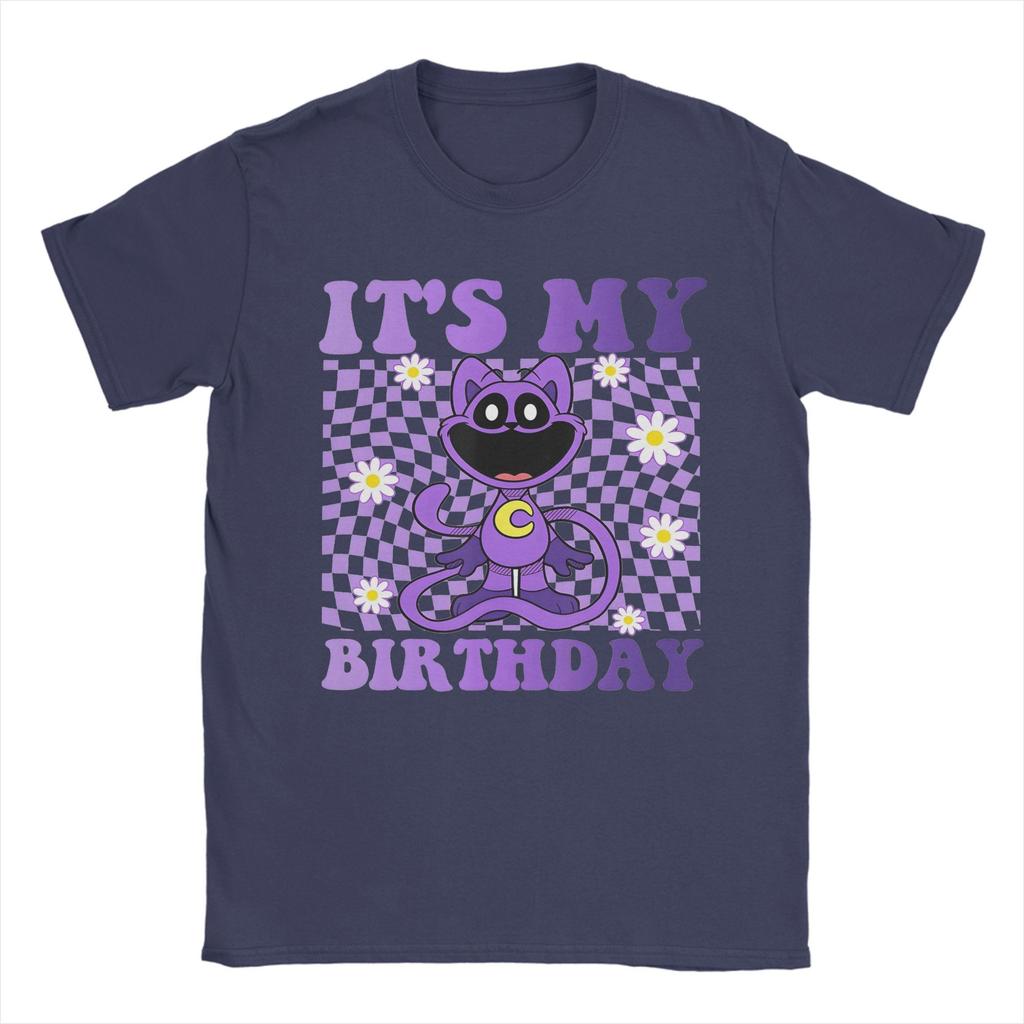 Funny Catnap and Dogday Smiling Critters T Shirt Mens Cotton Short Sleeve Oneck Summer Tops