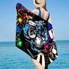 Roboter-Invasion-Alarm Strandtuch, Superweiche Mikrofaser, Geschenk für Sie/Ihn, Geburtstag, für Pool, Strand, Reisen, Heimdekoration Fan-Geschenke
