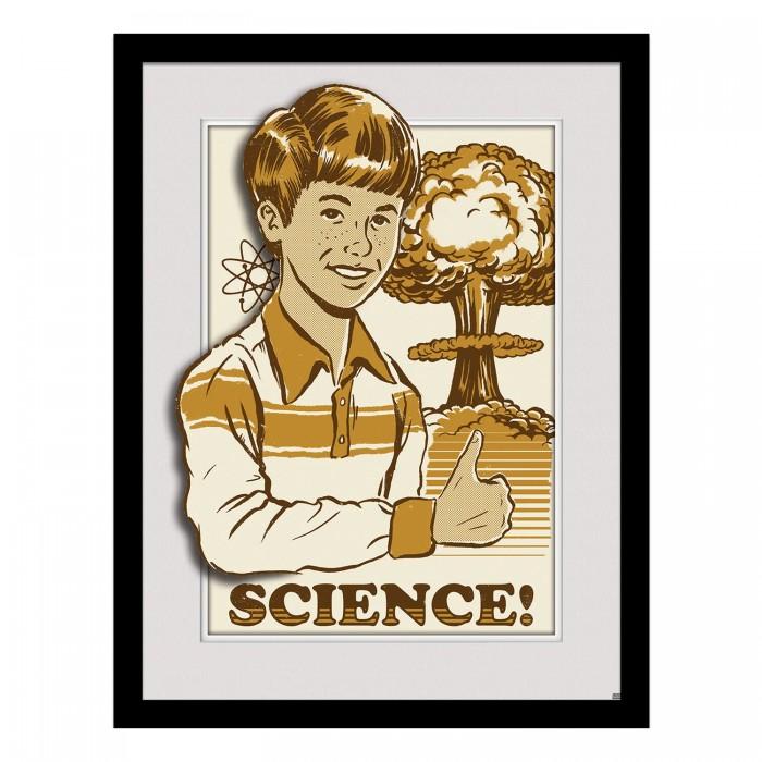 Steven Rhodes Science Breakout Framed Poster