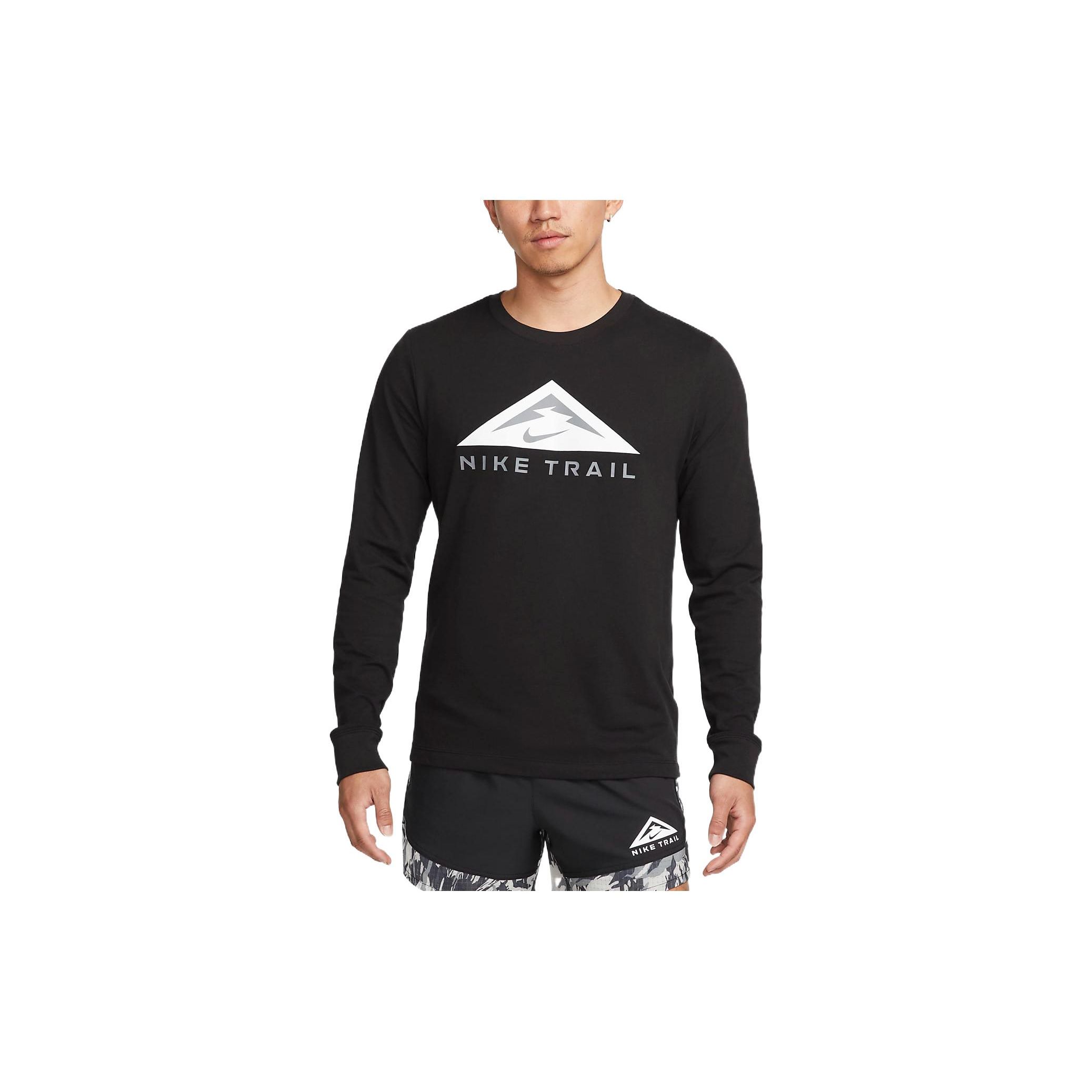 Nike Dri-FIT Men s Trail Running Long-Sleeve T-Shirt DV9382-010 L