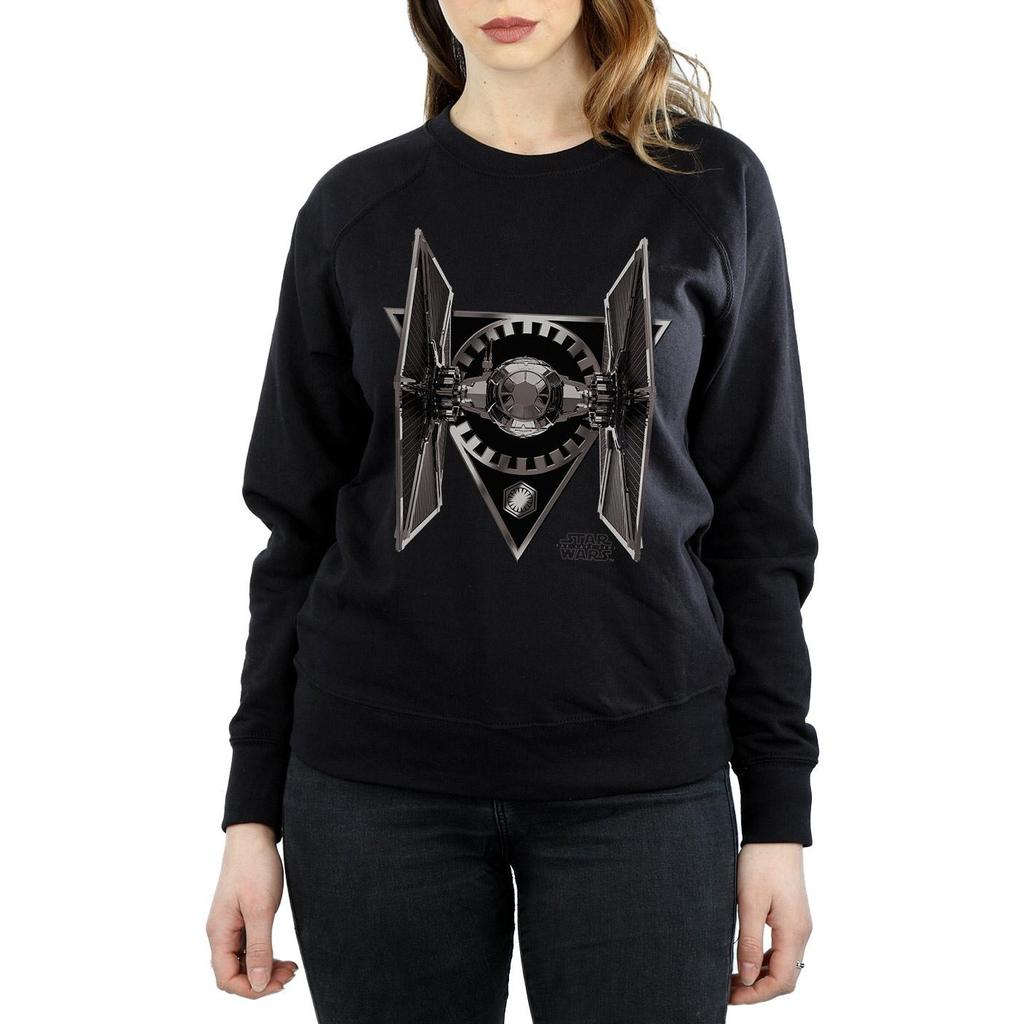 STAR WARS Womens/Ladies The Last Jedi TIE Fighter Sweatshirt