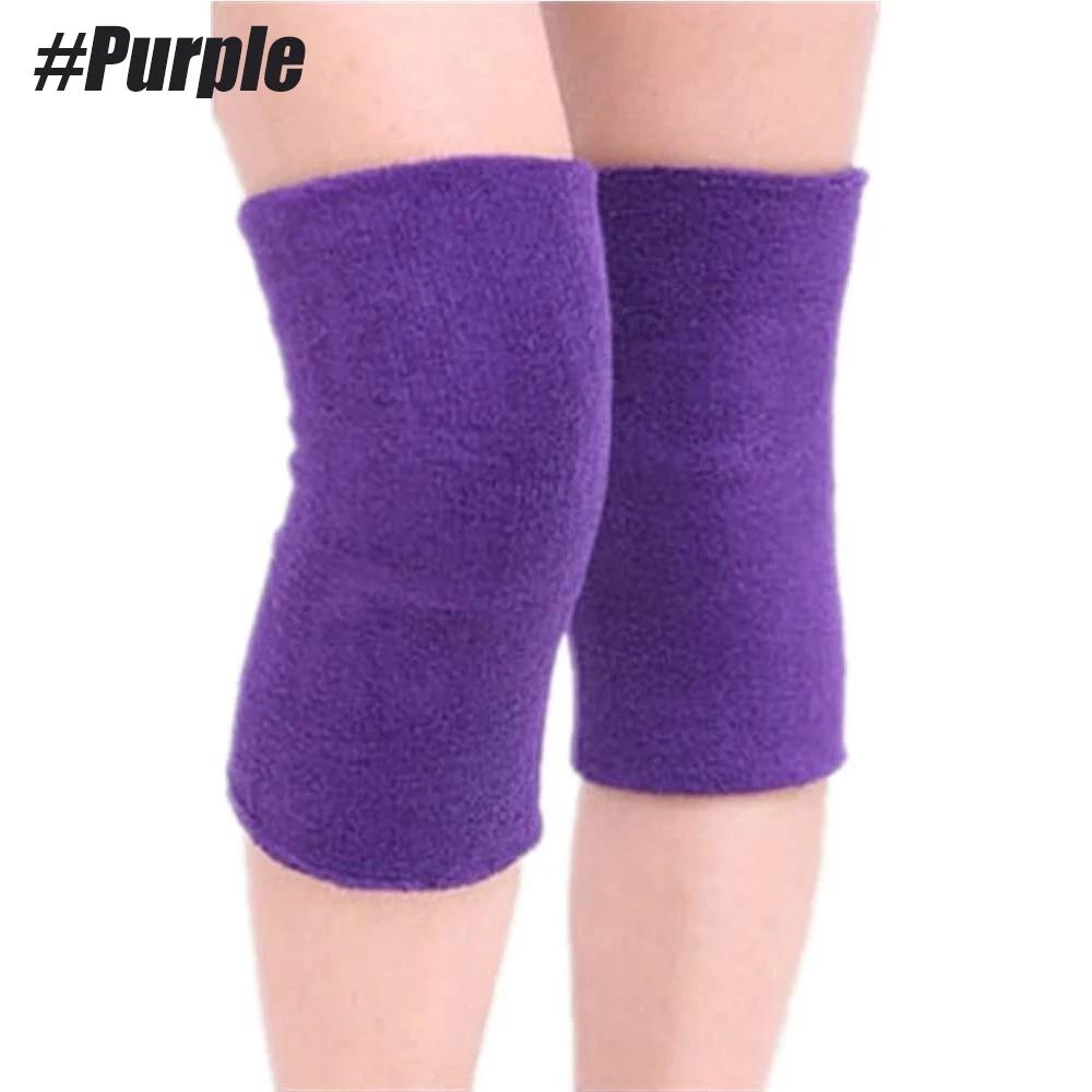 Elastic Towel Knee Pads Dance Protection Sports Fitness Unisex Winter Warm Thermal Knee Sleeves for Joint Pain Arthritis Relief