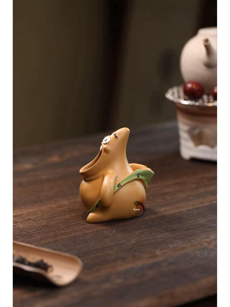Yixing Zisha Patrick Star Teapot Set: Creative Tea Ceremony Cute Ornament