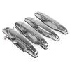 Nakuuly Exterior Chrome Door Handle 4PCS Front Rear Driver & Passenger For 2007-2014 Cadillac Escalade Chevy Avalanche Silverado