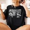 Funny Library Cat Shirt and Kids Tshirt, Distressed Drinking Feline Tee, Book Lover Gift