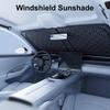 Car Sunshades Front Windshield Sunshade Blocks UV Rays Reduces Heat Accumulation Cooling Car Windshield Cover Fuel Saving Car Accessory
